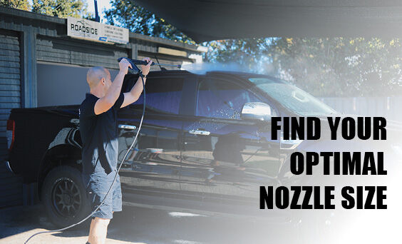 Check your using the correct nozzle size - Nozzle size chart