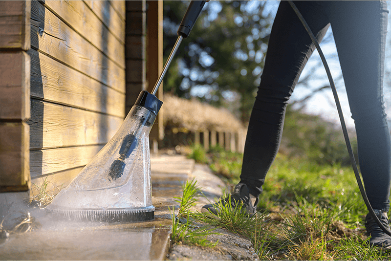 Splash Guard in use