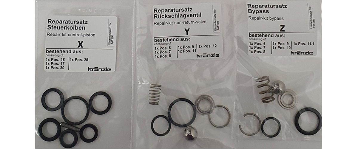 141291 - Repair Kit Regulation Piston with Ball +amp Spring