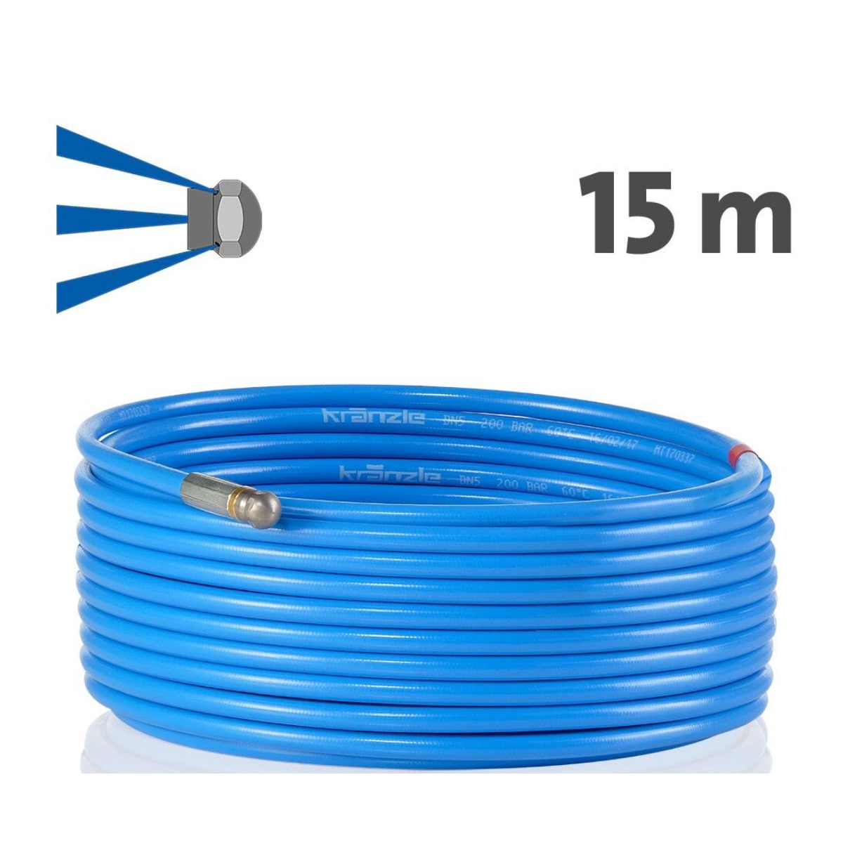 41058 - Drain Cleaning Hose 15m