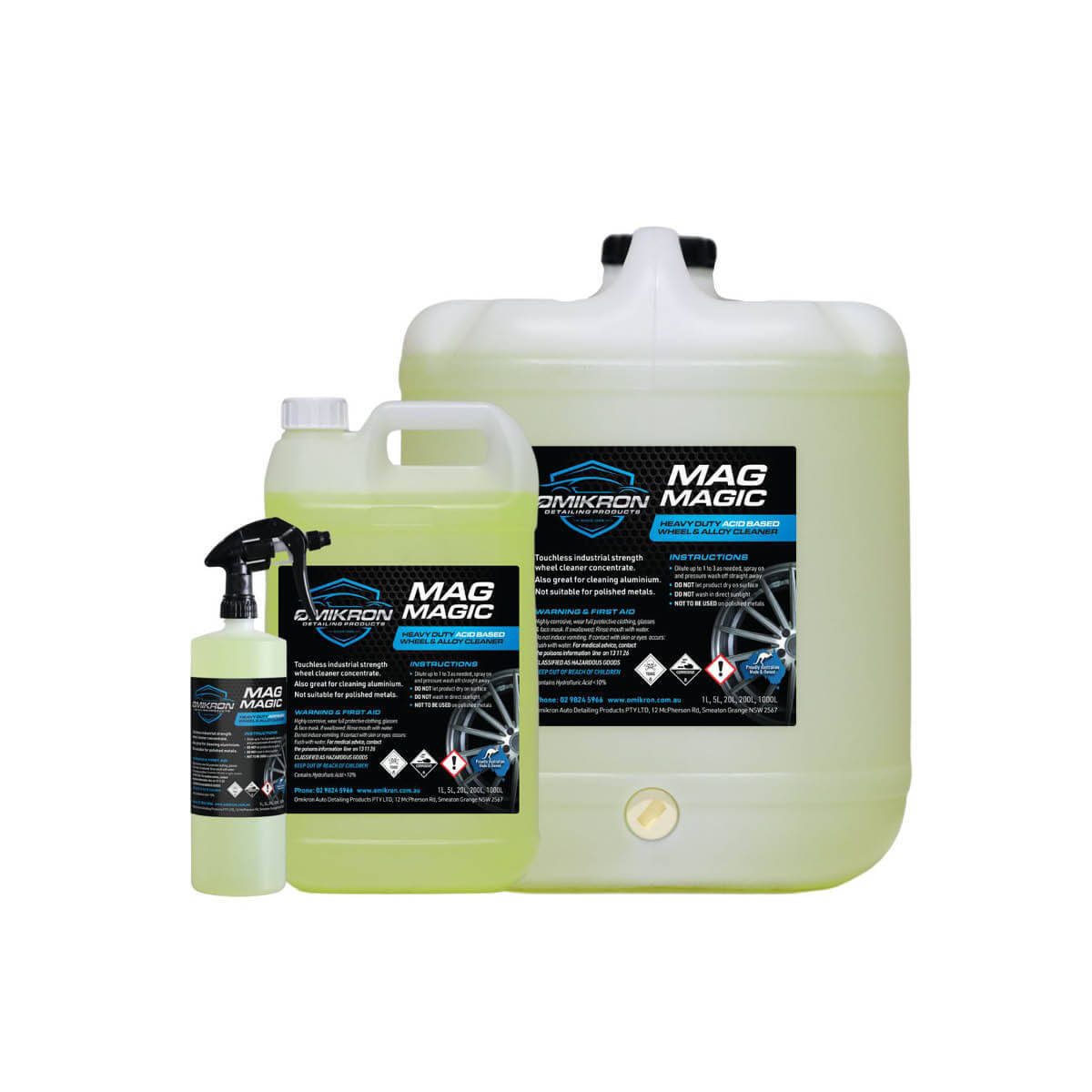 Mag Magic Heavy Duty Acid Based Wheel andamp Alloy Cleaner