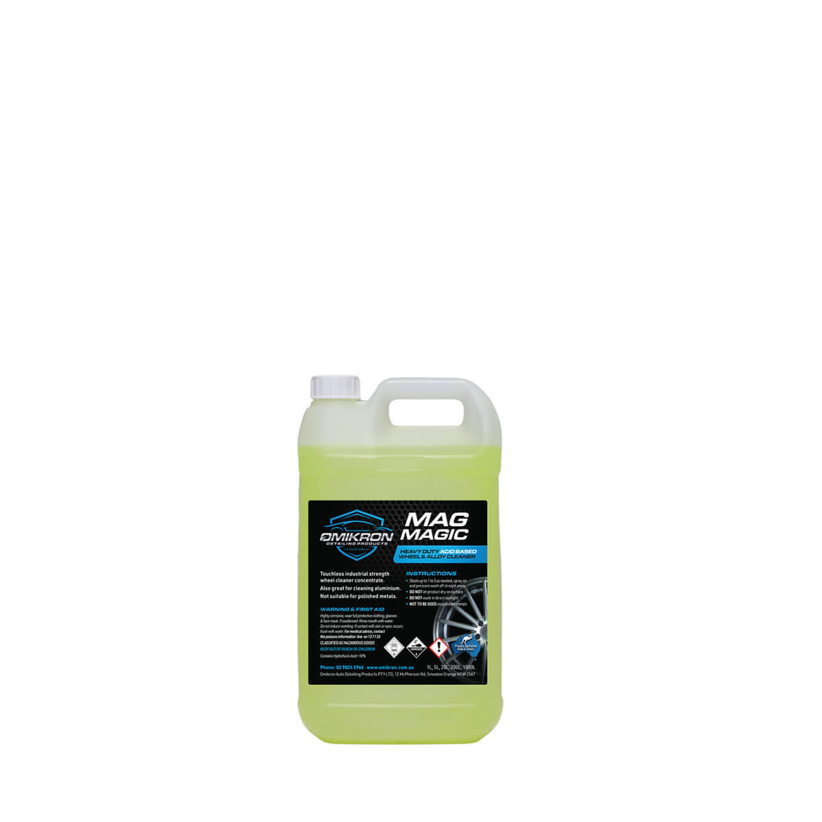 Mag Magic Heavy Duty Acid Based Wheel andamp Alloy Cleaner