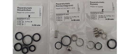 141291 - Repair Kit Regulation Piston with Ball +amp Spring