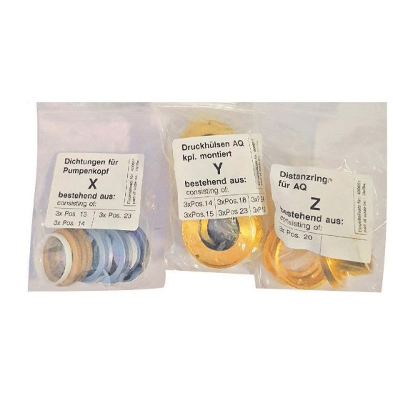 400651 - Repair Kit Water Seals for AQ Pump 20mm with Brass Parts