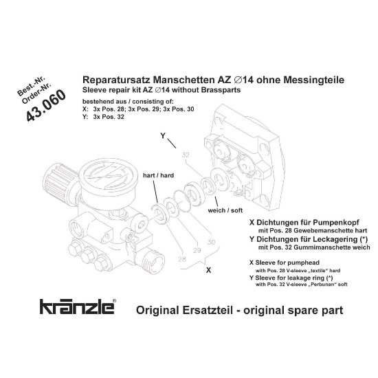 43060 - Repair Kit Valves AZ Pump