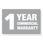 1 Year Commercial Warranty