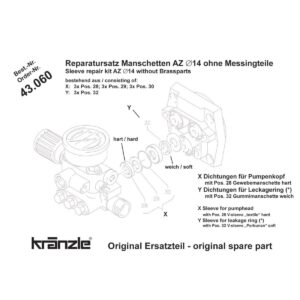 43060 - Repair Kit Valves AZ Pump