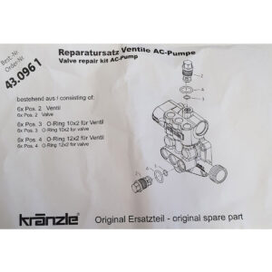 430961 - Repair Kit Valves
