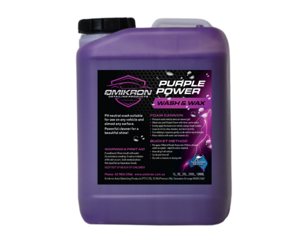 Purple Power Foam Wash & Wax - Image 5