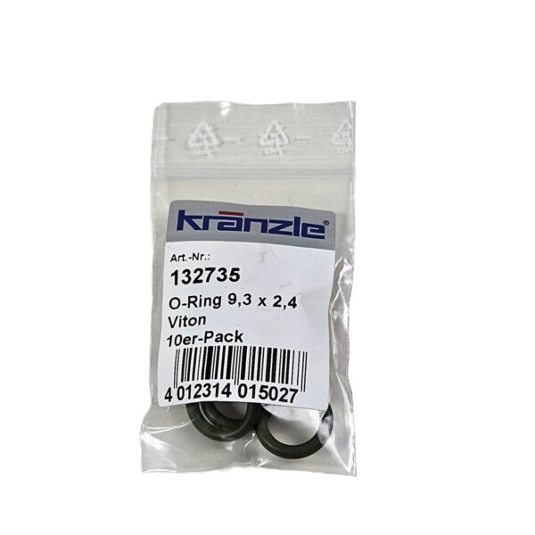 132735 - Kranzle O-ring 9.3 x 2.4 mm Pkt 10 (Suits M22)